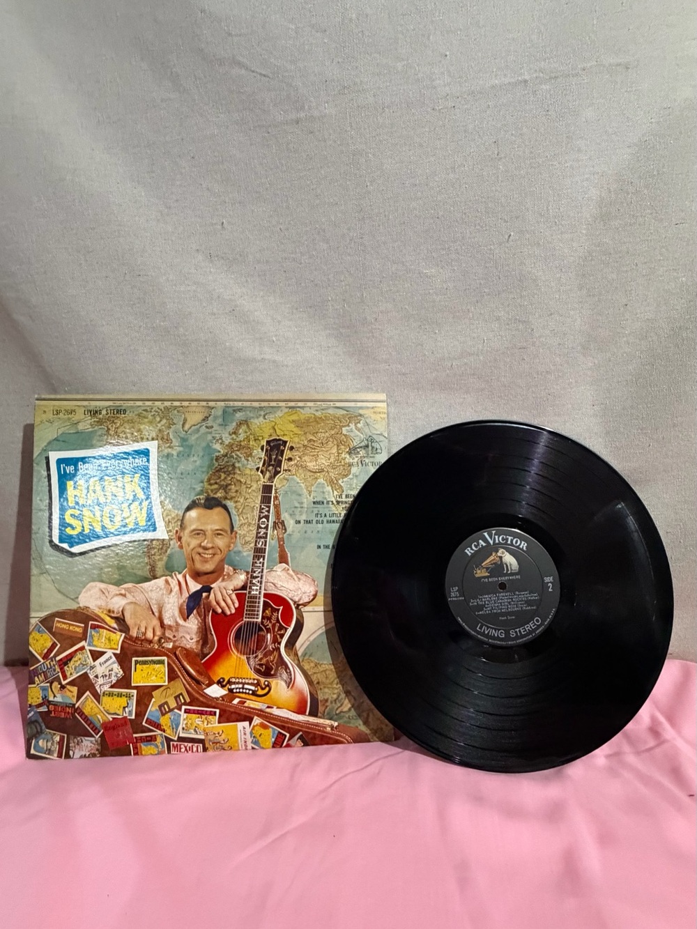 RCA Victor Hank Snow 'I've Been Everywhere' Vinyl LP with Sleeve